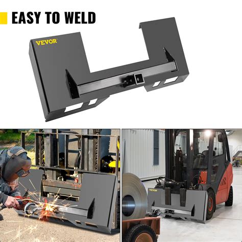 universal skid steer mounting plates|heavy duty skid steer plate.